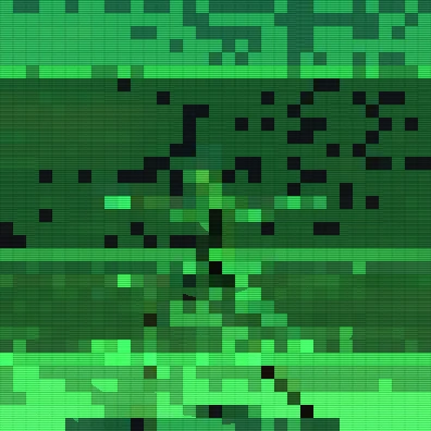 Preview of the 8bit Showdown audio-reactive visual