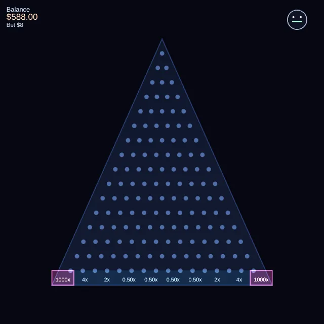 Preview of the The Gambler audio-reactive visual