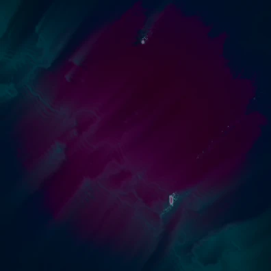 Preview of the Acid Physarum Split audio-reactive visual