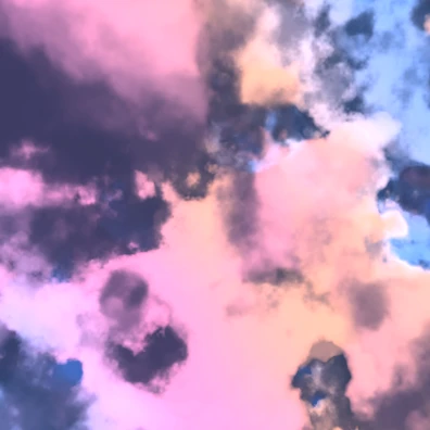 Preview of the Cotton Candy Sky audio-reactive visual