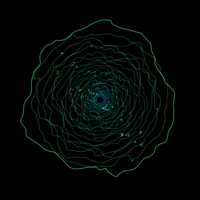 Preview of the CRT Lissajous Tunnel audio-reactive visual