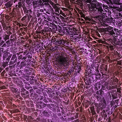 Preview of the Disolve audio-reactive visual