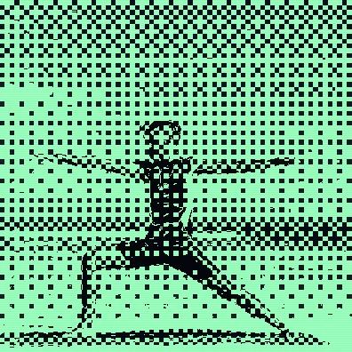 Preview of the Dithering audio-reactive visual