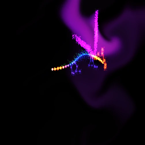 Preview of the Dragonspine audio-reactive visual