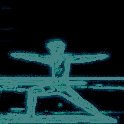 Preview of the Edge Feedback Fold audio-reactive visual