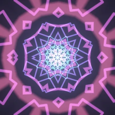 Preview of the Energy Unlocked audio-reactive visual