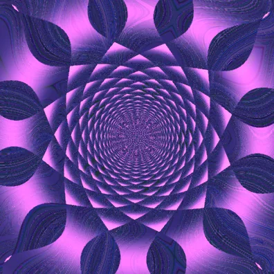 Preview of the Flower Fractal Ripple audio-reactive visual