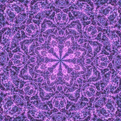 Preview of the Galactic Kaleidoscope audio-reactive visual