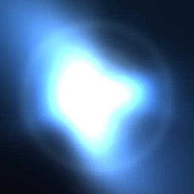Preview of the Gaussian Capture Clouds audio-reactive visual