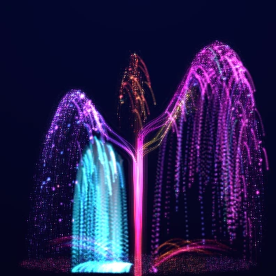 Preview of the Ghostlight Tree audio-reactive visual