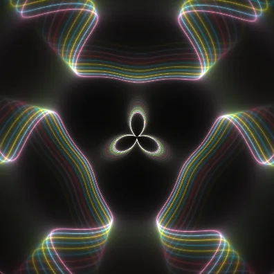 Preview of the Guess What audio-reactive visual
