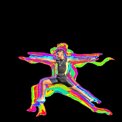 Preview of the Hey DJ Pick Me audio-reactive visual