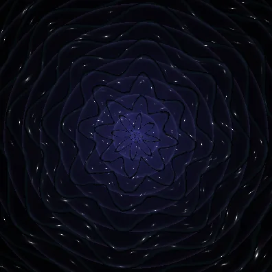 Preview of the Hyperspace Tunnel audio-reactive visual