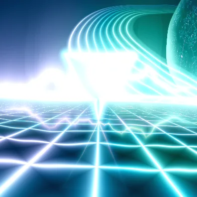 Preview of the Kali Neon Horizon audio-reactive visual