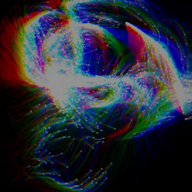 Preview of the Kinetic Ghost Flow audio-reactive visual