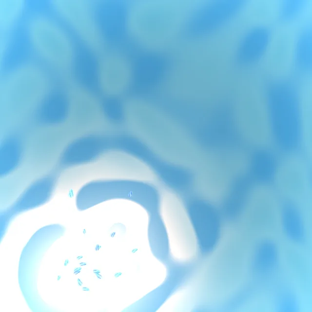 Preview of the Koi Pond audio-reactive visual
