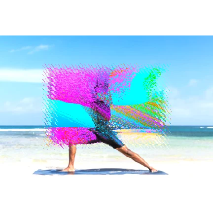 Preview of the Lets Melt audio-reactive visual