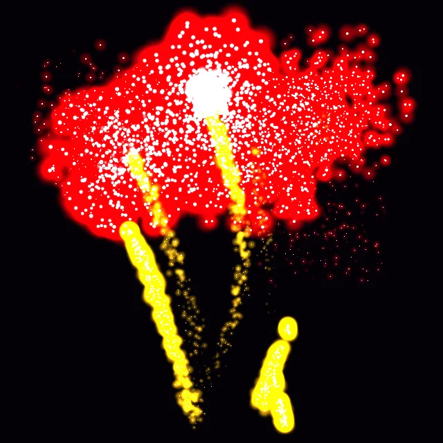 Preview of the Lunar Dragon Fireworks audio-reactive visual