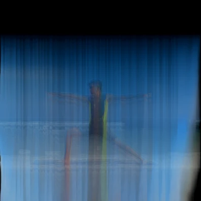 Preview of the Melt Curtain audio-reactive visual