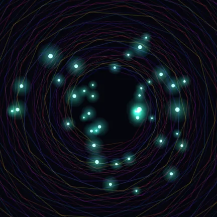 Preview of the Memory Spiral audio-reactive visual
