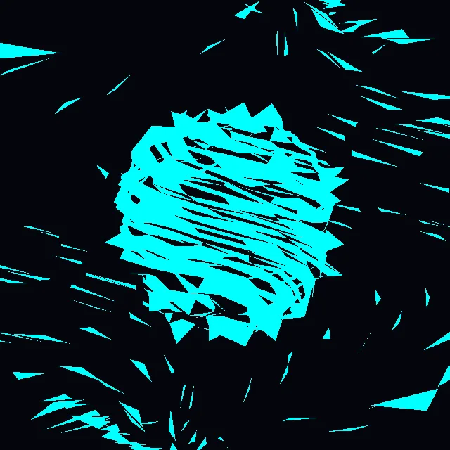 Preview of the Mercury Core audio-reactive visual