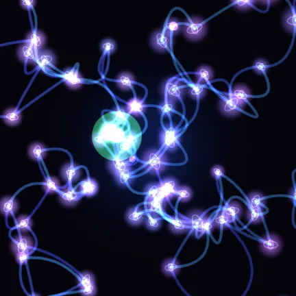 Preview of the Neural Constellation audio-reactive visual
