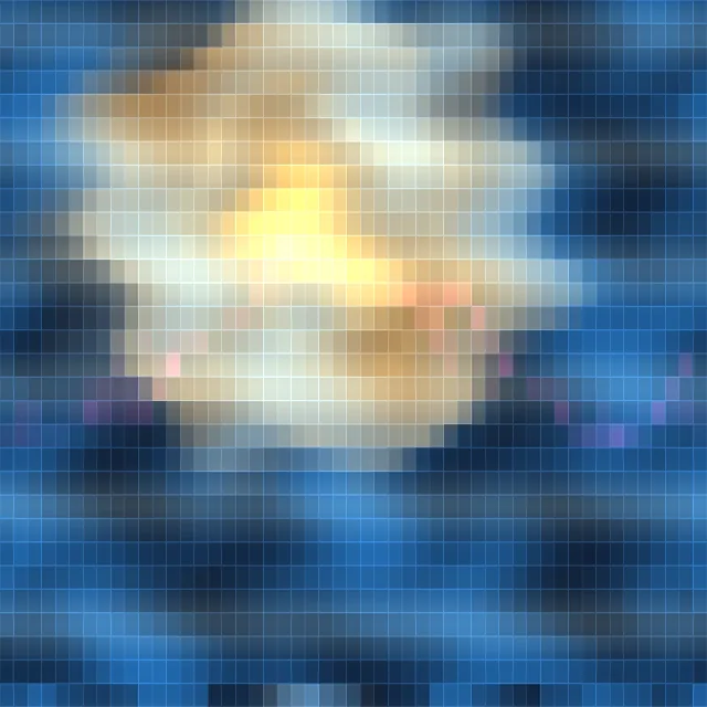 Preview of the Pixel Time Smear audio-reactive visual