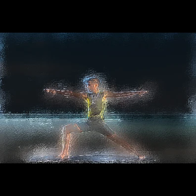 Preview of the Pixelated Feedback audio-reactive visual