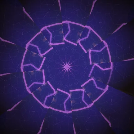 Preview of the Prismatic Kaleidoscope audio-reactive visual