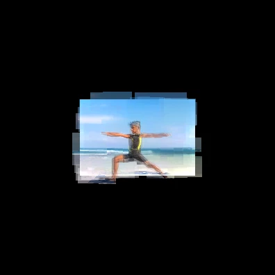 Preview of the Push Out audio-reactive visual