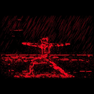 Preview of the Rain Reveal audio-reactive visual