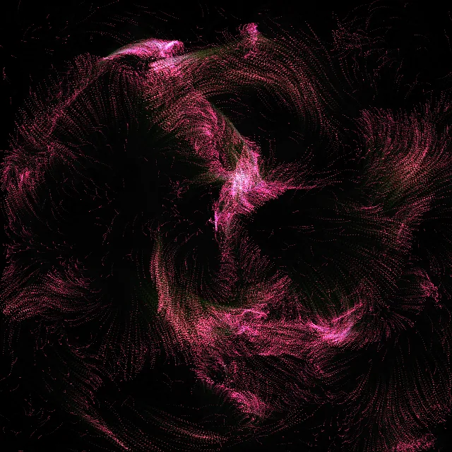 Preview of the Spatial Flow audio-reactive visual