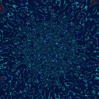Preview of the Spin Contour audio-reactive visual