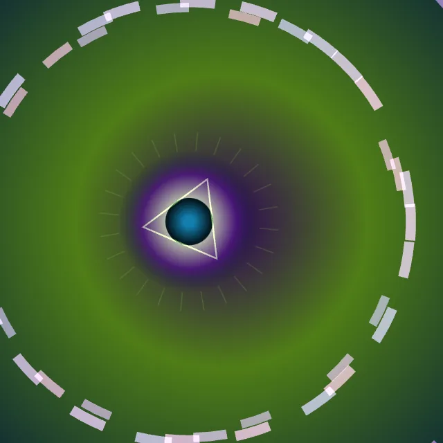 Preview of the The Eye audio-reactive visual