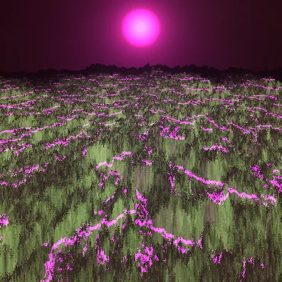 Preview of the The Mountain Range audio-reactive visual