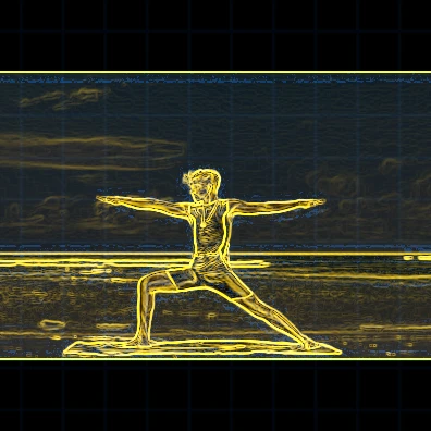 Preview of the Tron audio-reactive visual