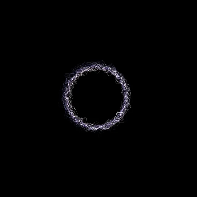 Preview of the Waveform Orbit Tunnel audio-reactive visual